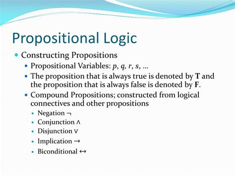 Ppt The Foundations Logic And Proofs Powerpoint Presentation Free Download Id 3002565