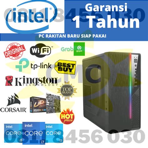 Jual Komputer Pc Rakitan Th Gen Gb Gb Ssd Baru Siap Pakai