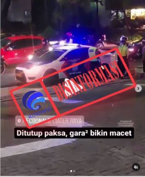 Infopublik Cek Fakta Mcdonald S Ciater Tangsel Ditutup Paksa Polisi