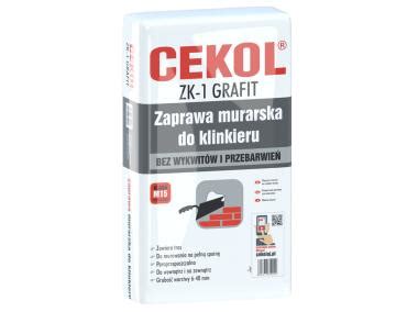 Zaprawa Murarska Do Klinkieru Grafit Zk Kg Cekol Cedat Kleje