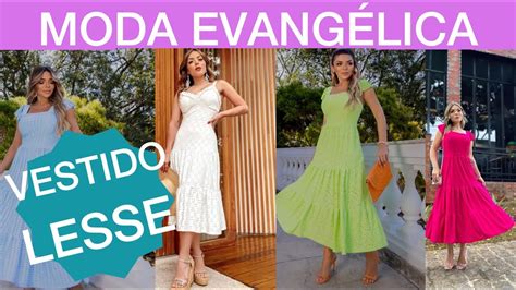 VESTIDO LESSE MODA EVANGÉLICA FABRICANTE MELHOR PREÇO DO BRÁS E