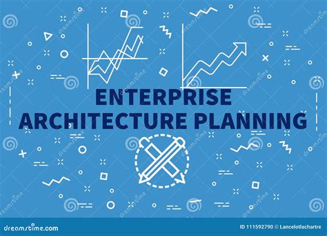 Enterprise Architecture Concept Banner Header Vector Illustration