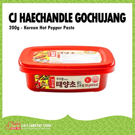 Korean Paste Jsms Cj Haechandeul Gochujang Hot Red Pepper Paste G Lazada Ph
