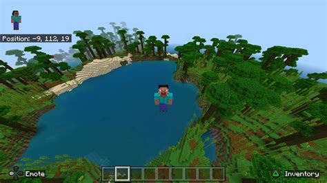 Plains X Forest Biome With Large Mining Area W Mineshaft And Village