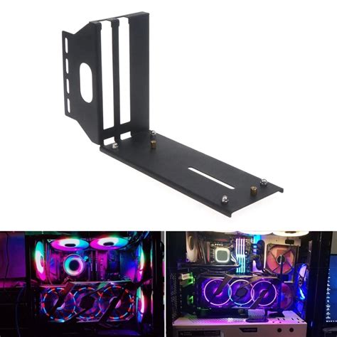 Pci E Riser Pc Graphics Card Vertically Kickstand Base Vertical Gpu