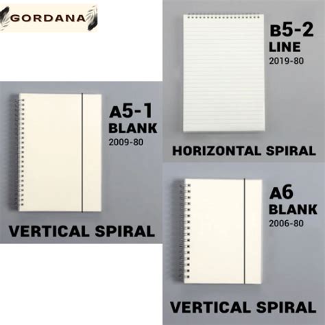 Gordana Kraft Paper A A B Spiral Notebook Office Supplies Drawing