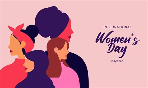 Premium Vector Happy International Womens Day Vector Illustration Of Women With Different Cultures