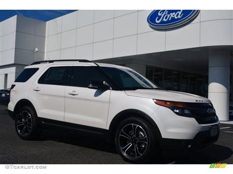 2015 White Platinum Ford Explorer Sport 4wd 96718255