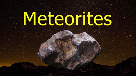 Meteorites Pictures