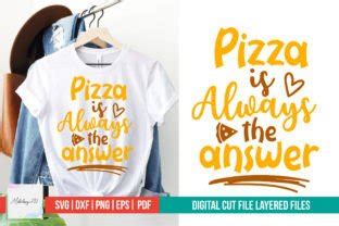 Pizza Is Always The Answer Svg Design Graphic By Svgstudiodesignfiles