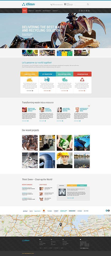 Waste Management Website Template