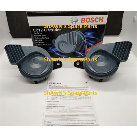 Bosch Bm Horn Ec C Strider V Fanfare Compact Plus Car Bm Horn Ec C