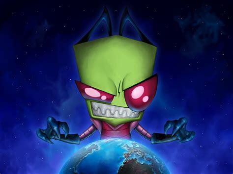 Invader Zim Hd Wallpaper Earths Not So Friendly Visitor