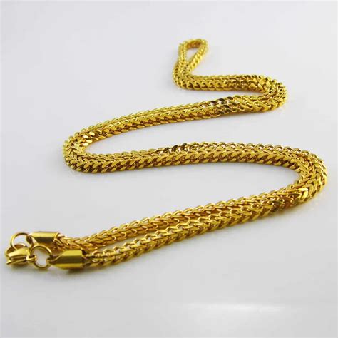 3mm Wide 24 Inches Long Franco Chain Fashion Jewelry Stainless Steel