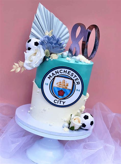 Manchester City Birthday Cake Ideas Images Pictures