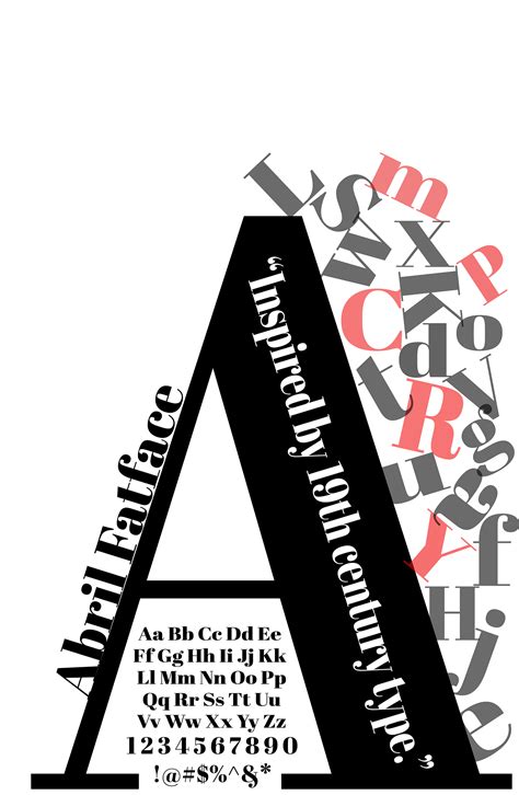 Typeface Poster Behance