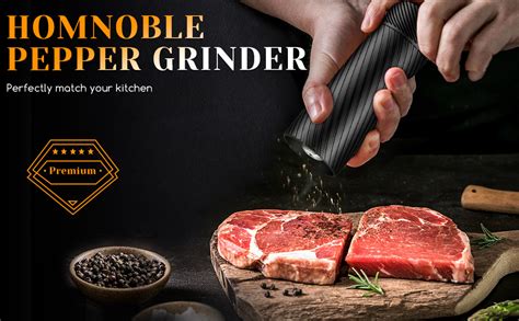 Amazon Pepper Grinder Homnoble Professional Grade Pepper Grinder