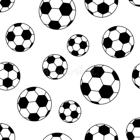 Seamless Soccer Ball Texture Stock Illustrations 2642 Seamless