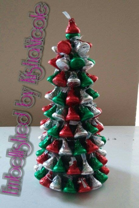 Hershey Kiss Tree Christmas Candy Crafts Candy Cane Crafts Christmas