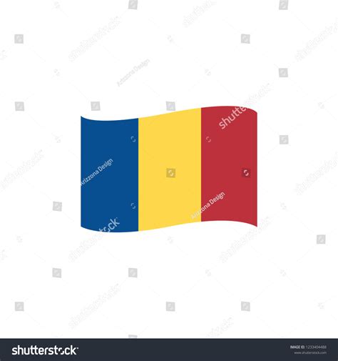 Romania Flag Emoji Vector Vector De Stock Libre De Regalías