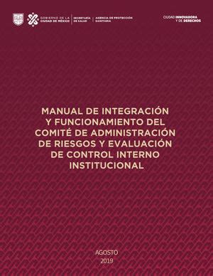 Calam O Manual De Integraci N Y Funcionamiento Del Comit De