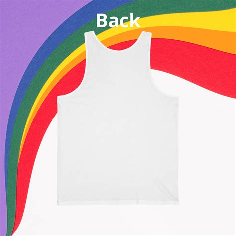 Pride Tank Queer Outfit Gay Apparel Lesbian Fashion LGBT Pride Month Gift For Bisexual Trans