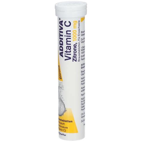 Additiva Vitamin C 1 G Brausetabletten 20 St Shop Apotheke