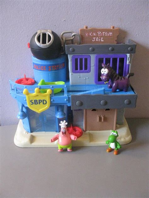 Spongebob Squarepants Imaginext Bikini Bottom Jail And Police Station W