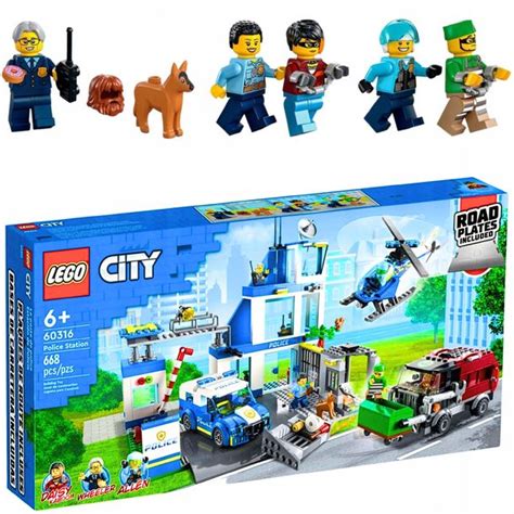 Lego City Komisariat Policji Posterunek Baza Policja Figurki