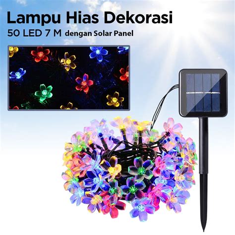 Yushiled Lampu Hias String Lights Led M With Solar Panel M