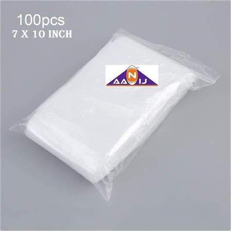 AANIJ Virgin Plastic Polythene Bags Multi Purpose Food Grade LLDP Use For Hot Or Cold Liquid