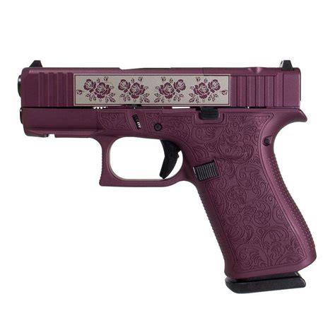 Glock Px Frmosbcp X Mos Mm Pistol Full Engraved Paisley