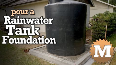 Rainwater Harvesting Tank Installation Part 1