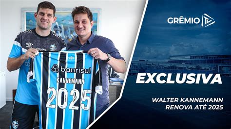 EXCLUSIVA Walter Kannemann fala sobre renovação o Grêmio até 2025