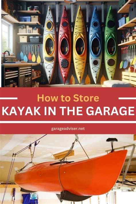 How To Store A Kayak In The Garage Best Ideas In 2024 Kayak Storage