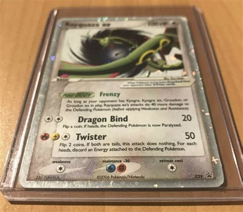 Mavin RAYQUAZA EX 039 Black Star Promo Holo Rare Pokemon Card 2006