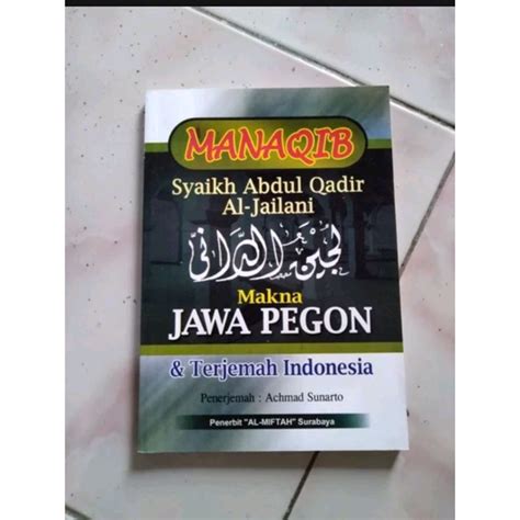 Jual Manaqib Syaikh Abdul Qadir Al Jailani Shopee Indonesia