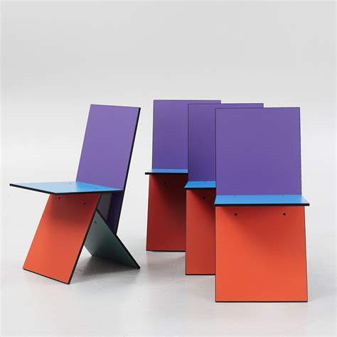 Verner Panton A Set Of Four Vilbert Chairs For Ikea