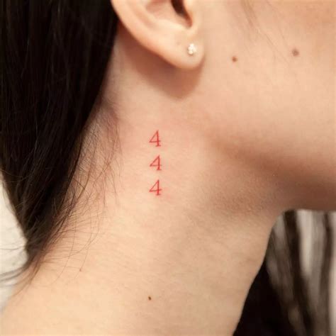 69 Captivating 444 Tattoos With Meaning In 2024