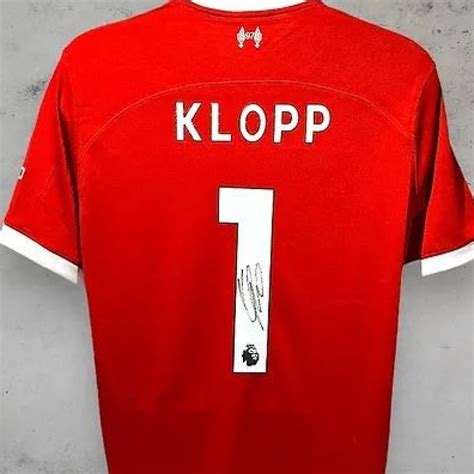 Klopps Signed Liverpool Shirt Charitystars