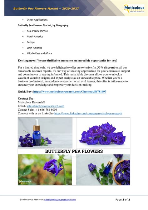 PPT Butterfly Pea Flowers Market Worth USD 102 4 Million By 2027