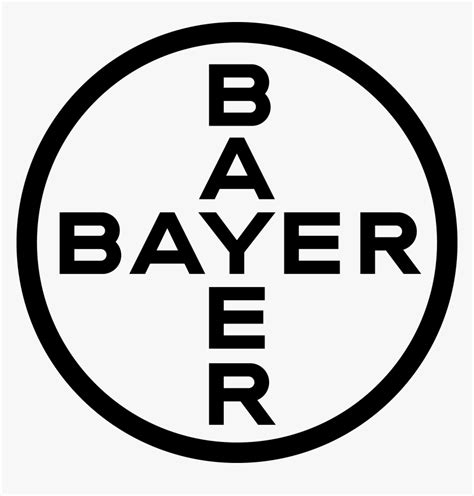 Bayer Cross Bayer Logo Black And White Hd Png Download Kindpng