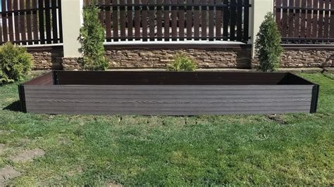 Высокие грядки из ДПК Holzhof
