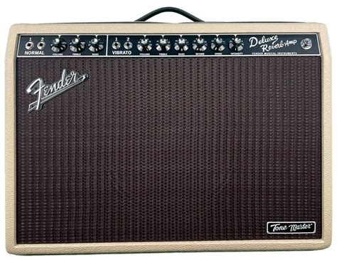 Fender Tonemaster Deluxe Reverb In Blonde And Oxblood In Excellent