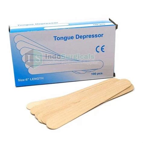 Wooden Tongue Depressor At Rs Piece Sterile Tongue Depressor In