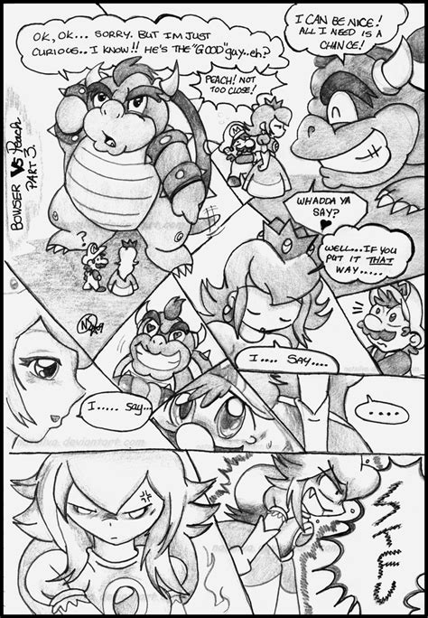 Bowser Vs Peach Page 3 By Natsilva On Deviantart