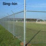 Diamond Hole Fencing Galvanized Pvc Coated Chain Link Mesh Fence