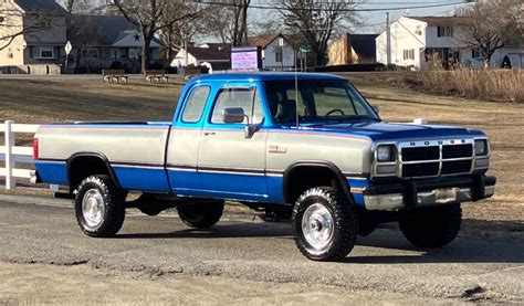 1992 Dodge Ram W250 12v Diesel Le 4x4 1 Owner 68k Immaculate For Sale