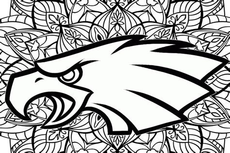 The Philadelphia Eagles Coloring Pages Pdf To Print Coloringfolder