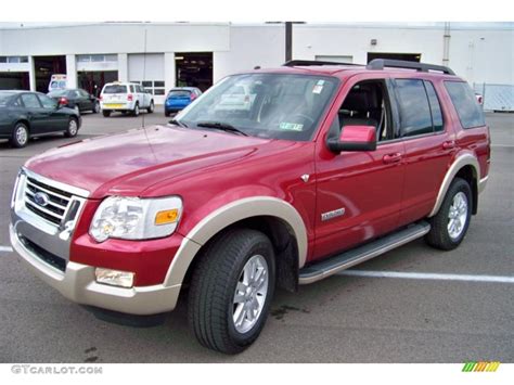 Redfire Metallic 2008 Ford Explorer Eddie Bauer 4x4 Exterior Photo 52756716